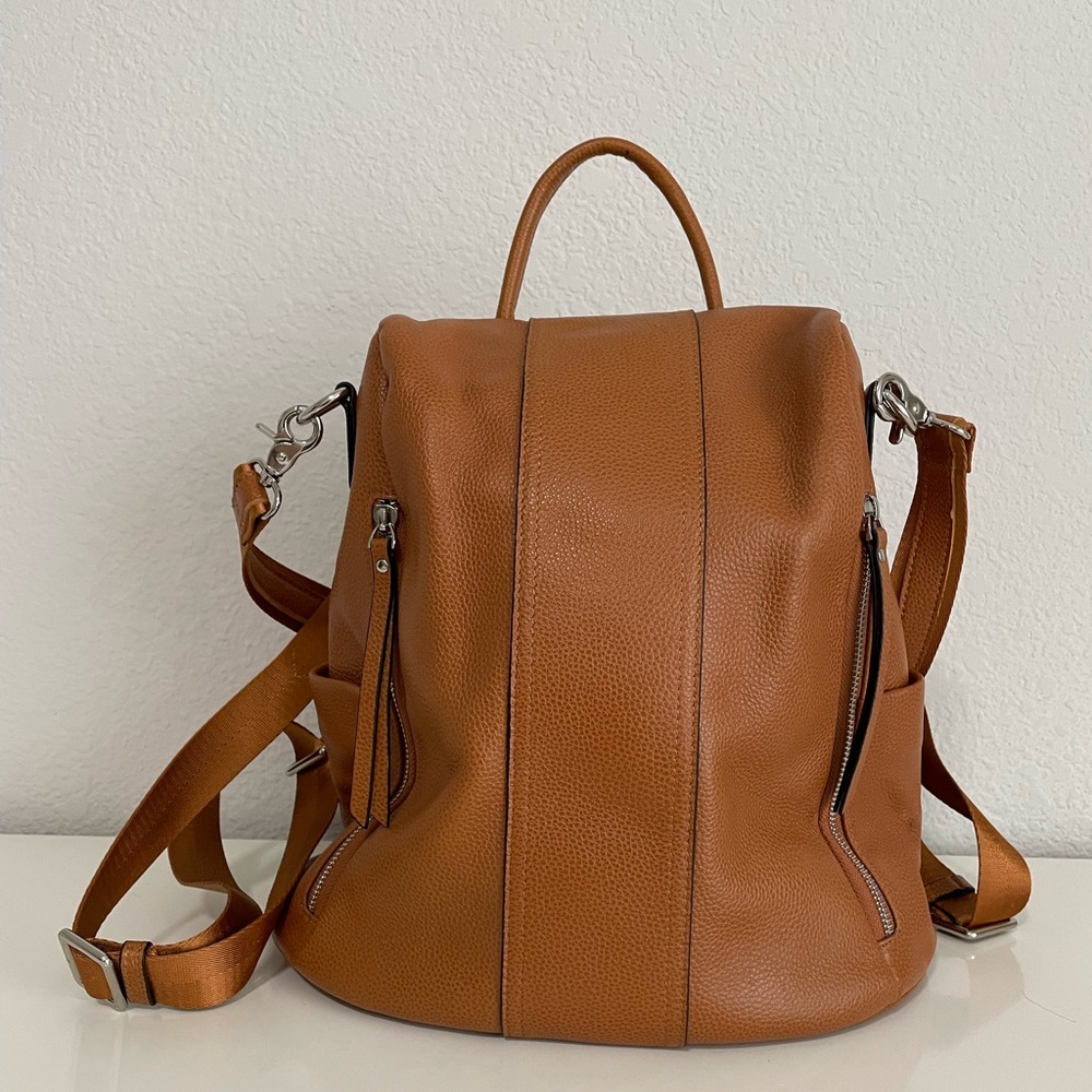 Woman’s leather backpack